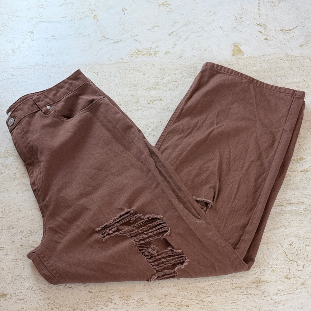 Madden NYC 100% Cotton Brown Junior Size 15 Pants